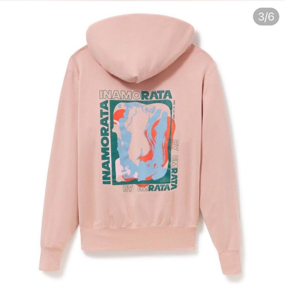 iNAMORATA Limited Edition Pink Pullover Hoodie